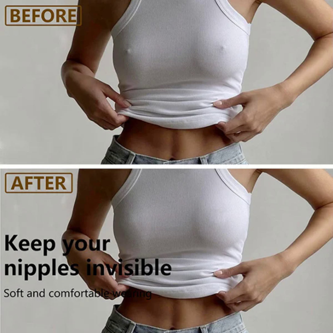 Go Brasless - Nipple Cover Reusable (Latex-free and 100% Medical Silicone)